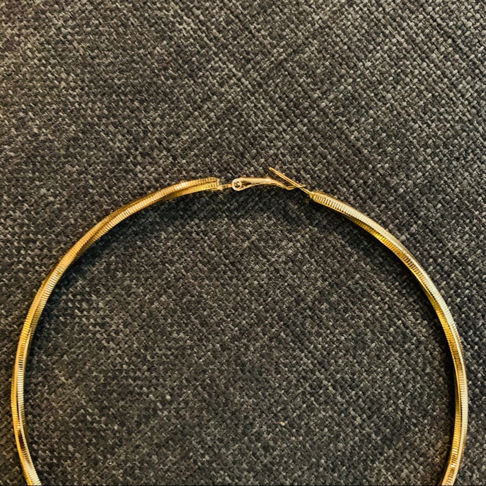 ✨Extra Large Gold Hoops✨ - Picture 4 of 4
